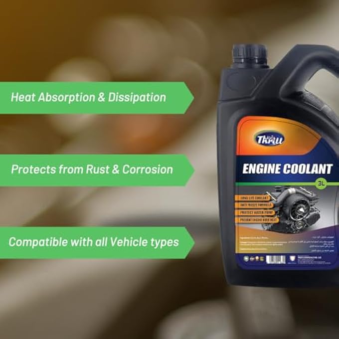 Thrill ENGINE COOLANT 3L  HIGH-PERFORMANCE ANTIFREEZE & RADIATOR COOLANT FOR ALL VEHICLES | LONG-LASTING PROTECTION - Image 4